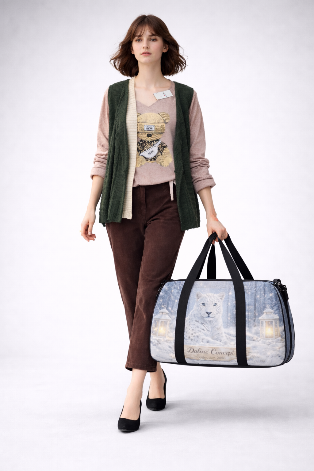 Pantalon velours marron