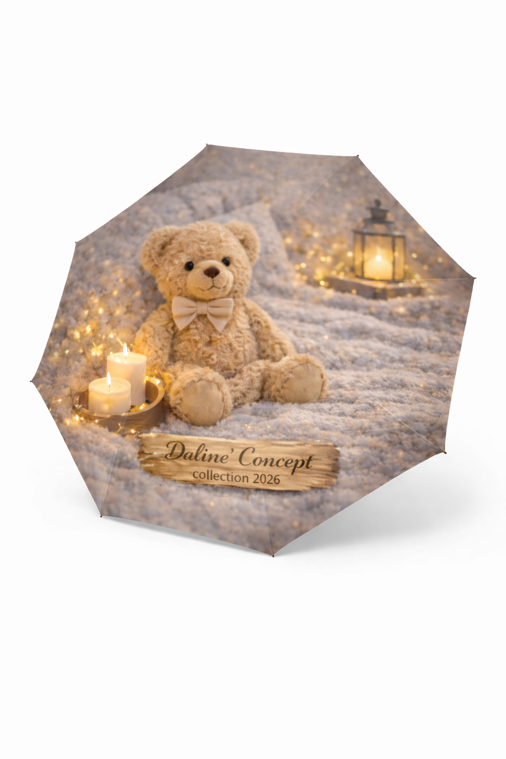PARAPLUIE NOUNOURS NEIGE – “L’Hiver Féérique”