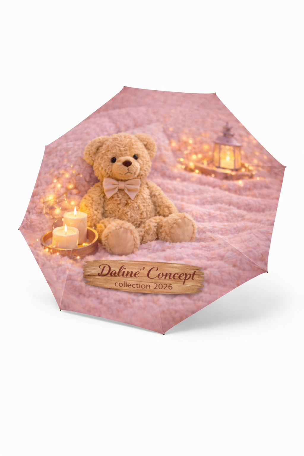 PARAPLUIE NOUNOURS ROSE – “Tendresse Rosée”