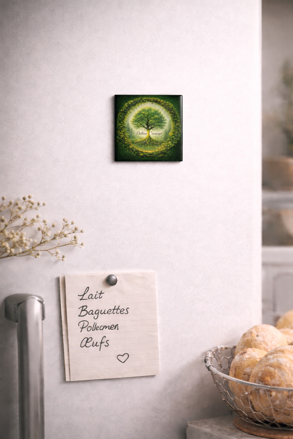 Aimant décoratif – Nounours Cocooning Beige