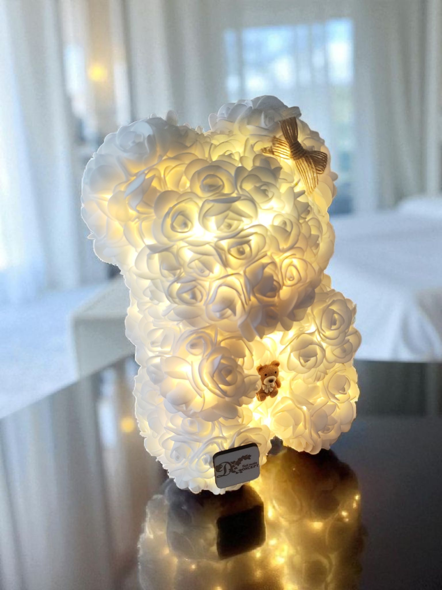 Veilleuse Nounours d’Amour Blanche Pure